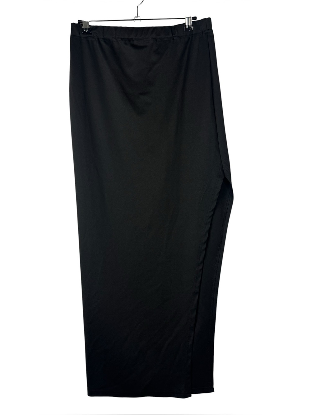 Boutique Black Side Slit Maxi Skirt L